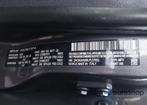 2020 Jeep Renegade Sport Fwd z USA, uszkodzony, nr VIN ZACNJAAB8LPL57852